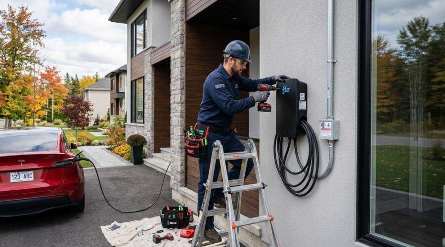 Électricien et installation de bornes de recharge à Québec et Lévis : Capturer la demande croissante de véhicules électriques