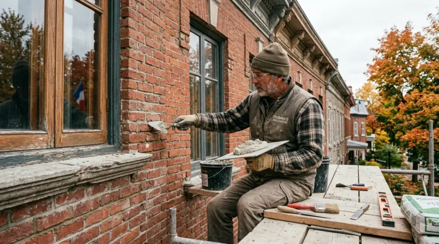 Maçon-Briqueteur au Québec : Réparation de Fissures de Fondations, Ventre de Bœuf et Rejointoiement de Mortier